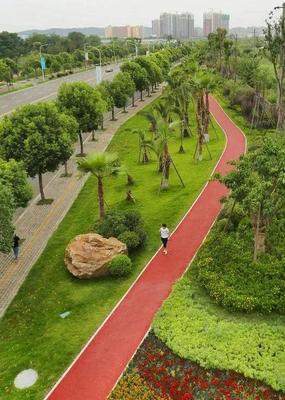 绵阳城区添新景！7万余平方米景观大道亮相，市民休闲再添好去处